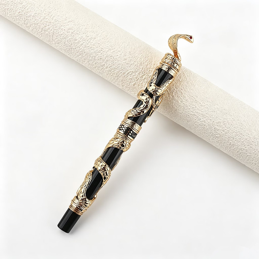 Jinhao Luxury 3D Snake Embosse - огляд і ціна Vintage Collectible Pens
