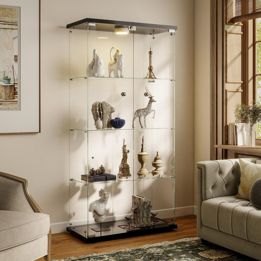Display Cabinet with LED Light - огляд і ціна Collectible & Vintage Dolls For Wedding