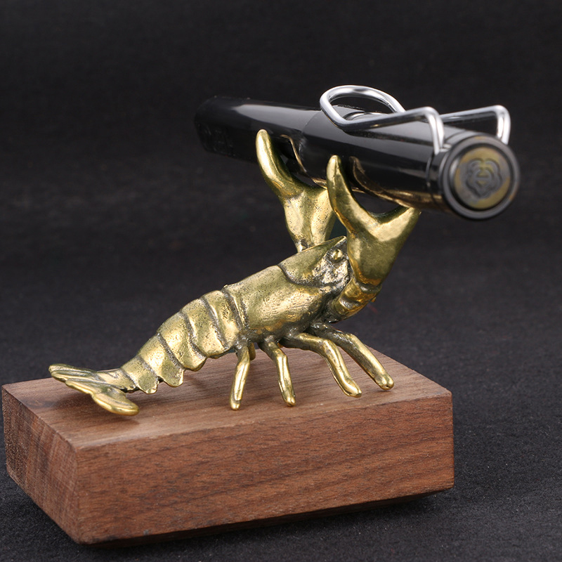 Solid Brass Crayfish Ornament  - огляд і ціна Vintage Collectible Pens