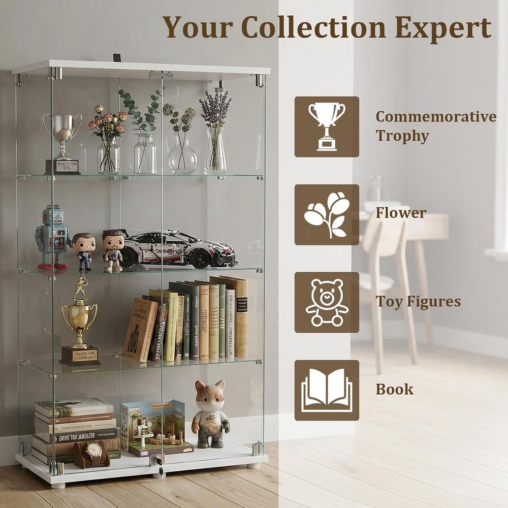 Tempered Glass Display Cabinet - огляд і ціна Collectible & Vintage Dolls For Wedding