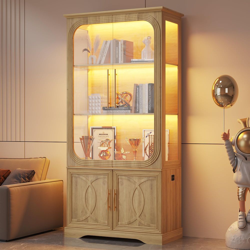 Display Cabinet with Glass Doo - огляд і ціна Collectible & Vintage Dolls For Wedding
