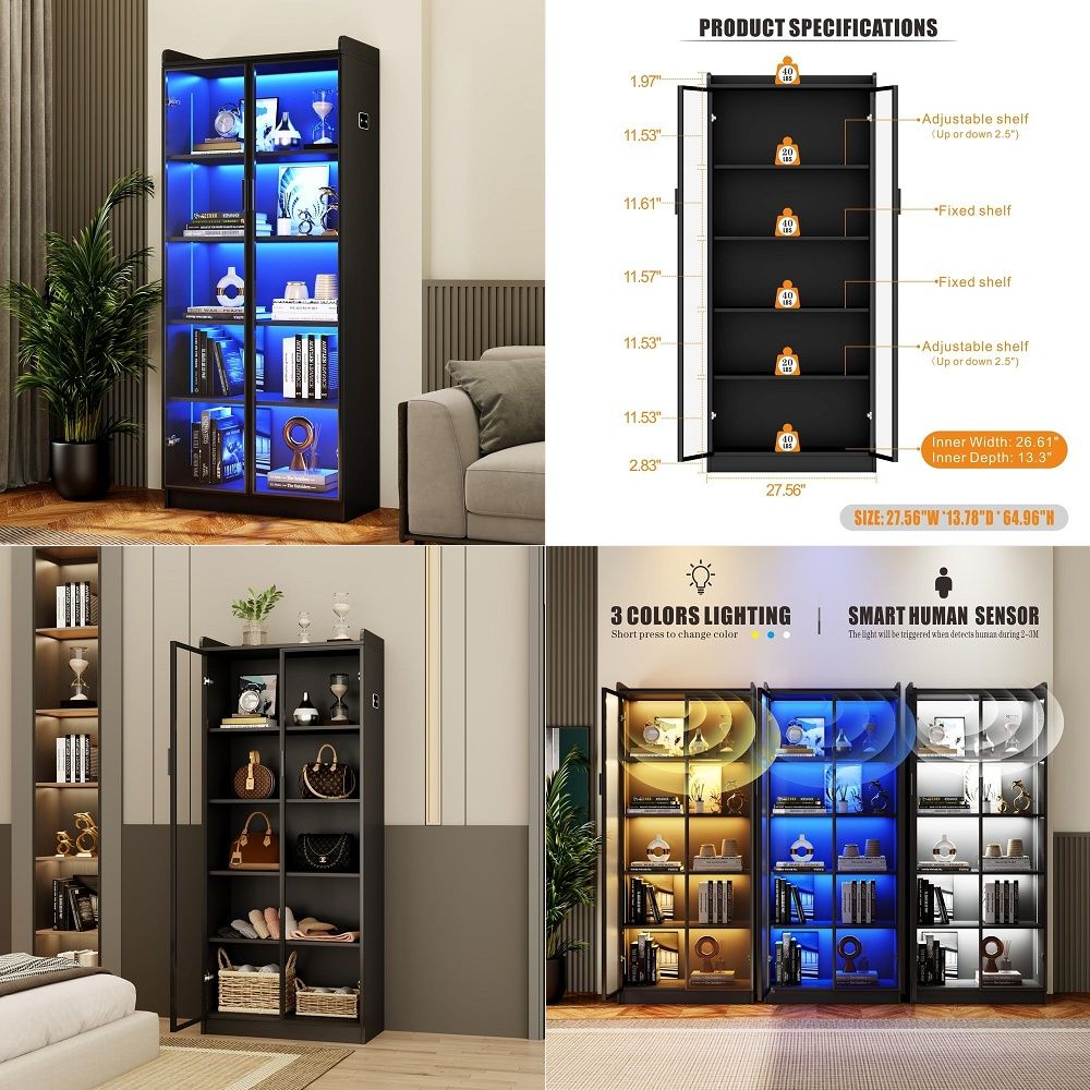 Display Cabinet with Adjustabl - огляд і ціна Collectible & Vintage Dolls For Wedding