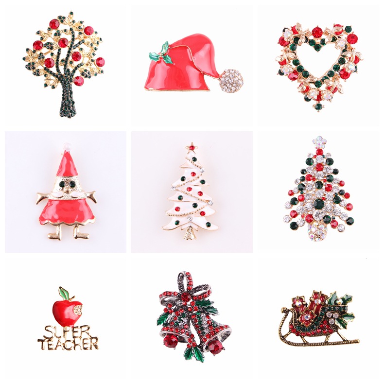 Vintage Rhinestone Christmas B - огляд і ціна Vintage Collectible Santa