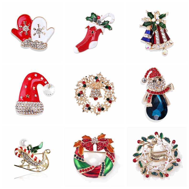 Vintage Rhinestone Christmas B - огляд і ціна Vintage Collectible Santa