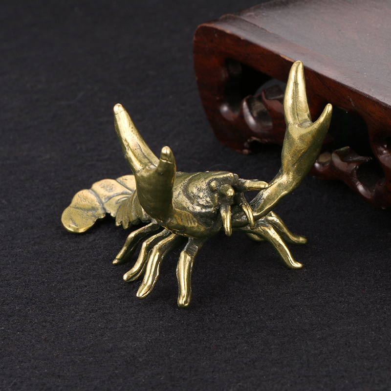 【F】Solid Brass Crayfish Orname - огляд і ціна Vintage Collectible Pens